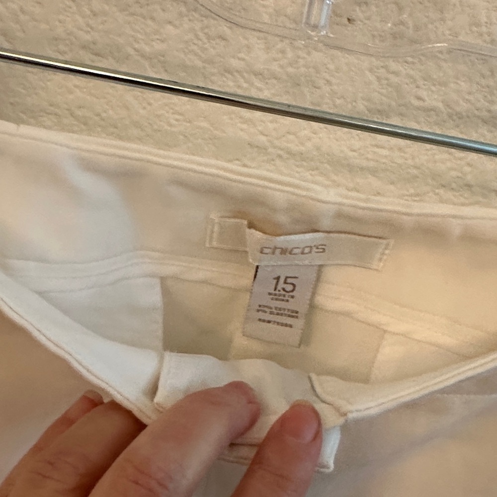 Chico's white Ankle-Length Pants - Picture 4 of 9